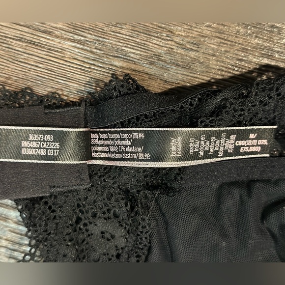 Victoria's Secret black Lace bra Bralette Size M - Picture 4 of 6